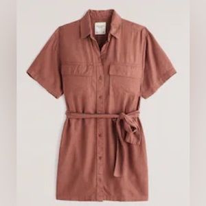 NWT Abercrombie Relaxed Resort Shirt Dress